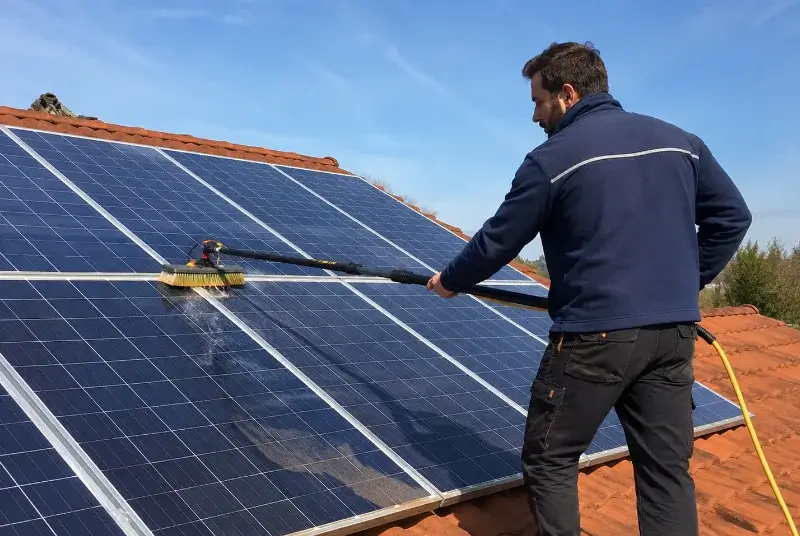 Nettoyage et entretien de panneaux solaires à Sablons